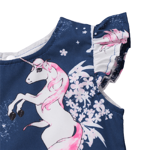 Unicorn Girl Summer Dress - Unicorn