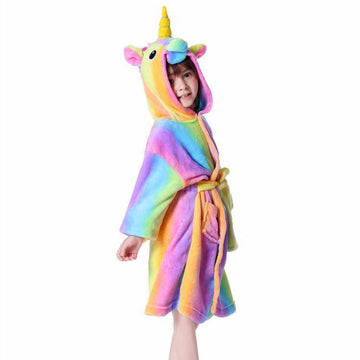 Unicorn Girl's Dressing Gown - Unicorn