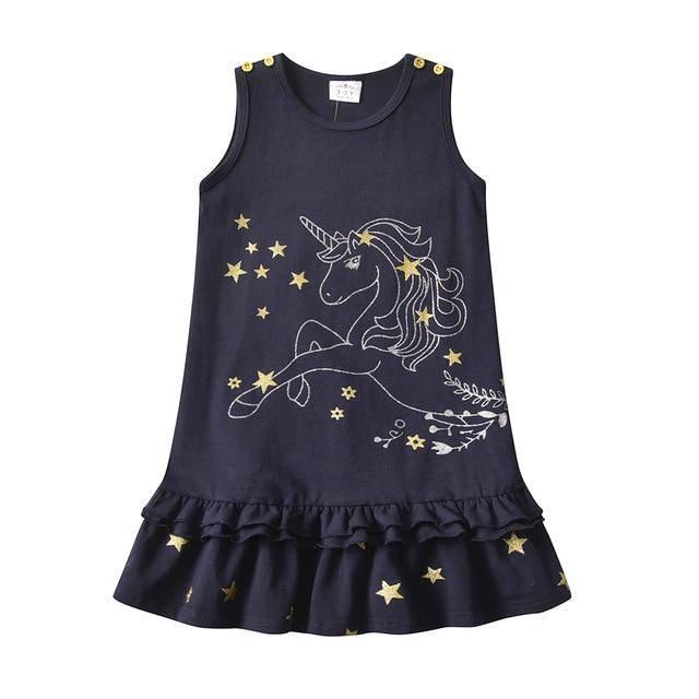 Unicorn Dress with Ruffles - Unicorn