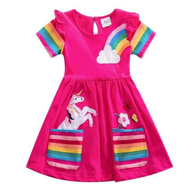 Vestido de unicornio arcoíris - Unicornio