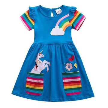Vestido de unicornio arcoíris - Unicornio