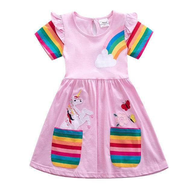 Rainbow Unicorn Dress - Unicorn