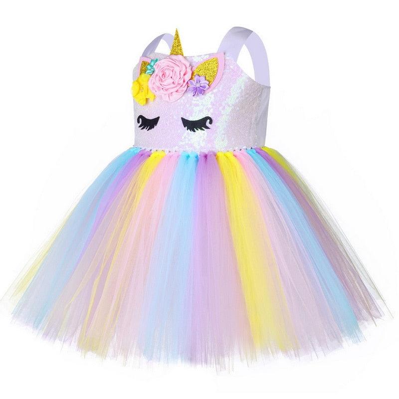 Ballerina Girls Unicorn Dress - Unicorn