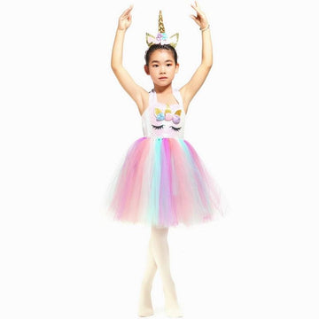 Girl's ballerina unicorn dress