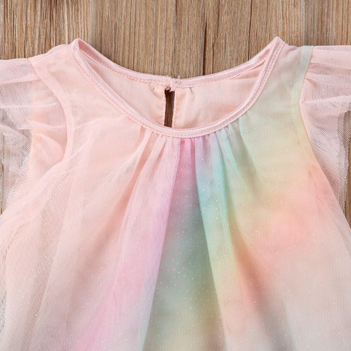 Robe arc clearance en ciel licorne