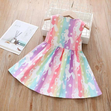 Multicolored Unicorn Dress - Unicorn