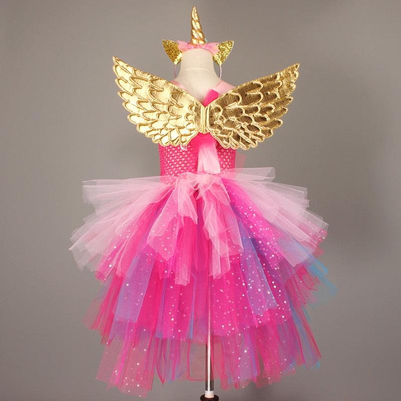 Pink Butterfly Unicorn Dress - Unicorn