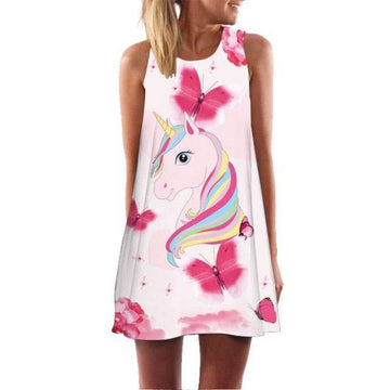 Unicorn Butterfly Dress for Women - Unicorn