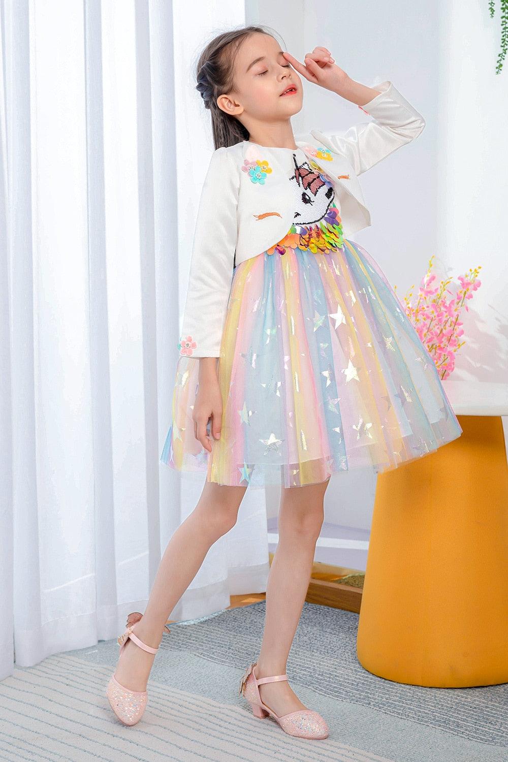 Unicorn sequin hot sale dress