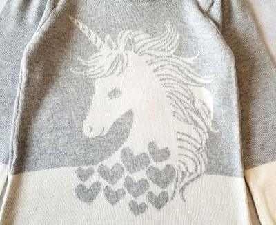 Vestido Suéter Unicornio - Unicornio