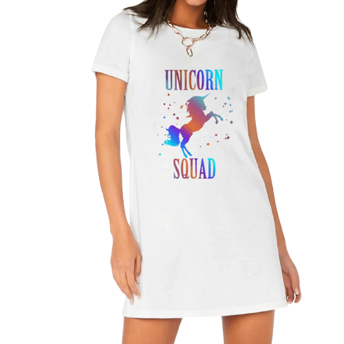 Unicorn Squad Women's T-Shirt Dress - Unicorn