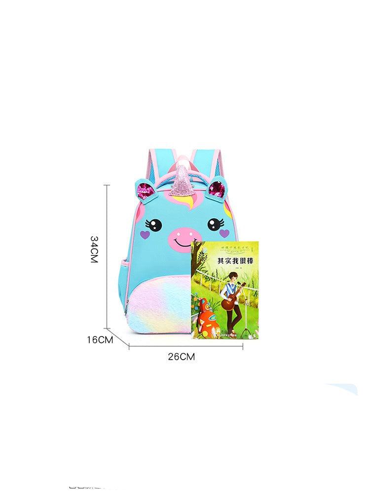 3D Cartoon Unicorn Backpack - Unicorn