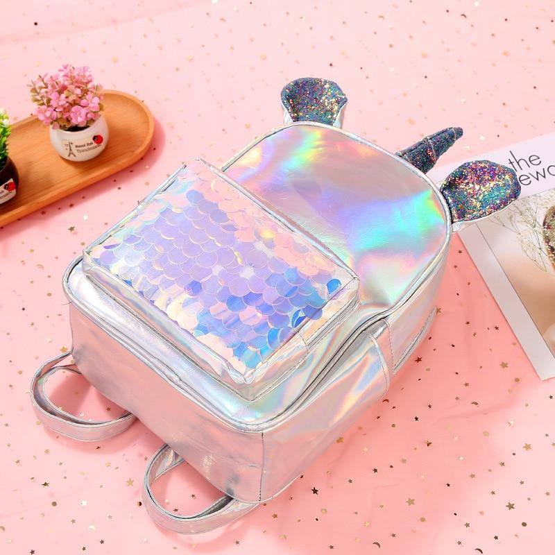 Shiny clearance unicorn backpack