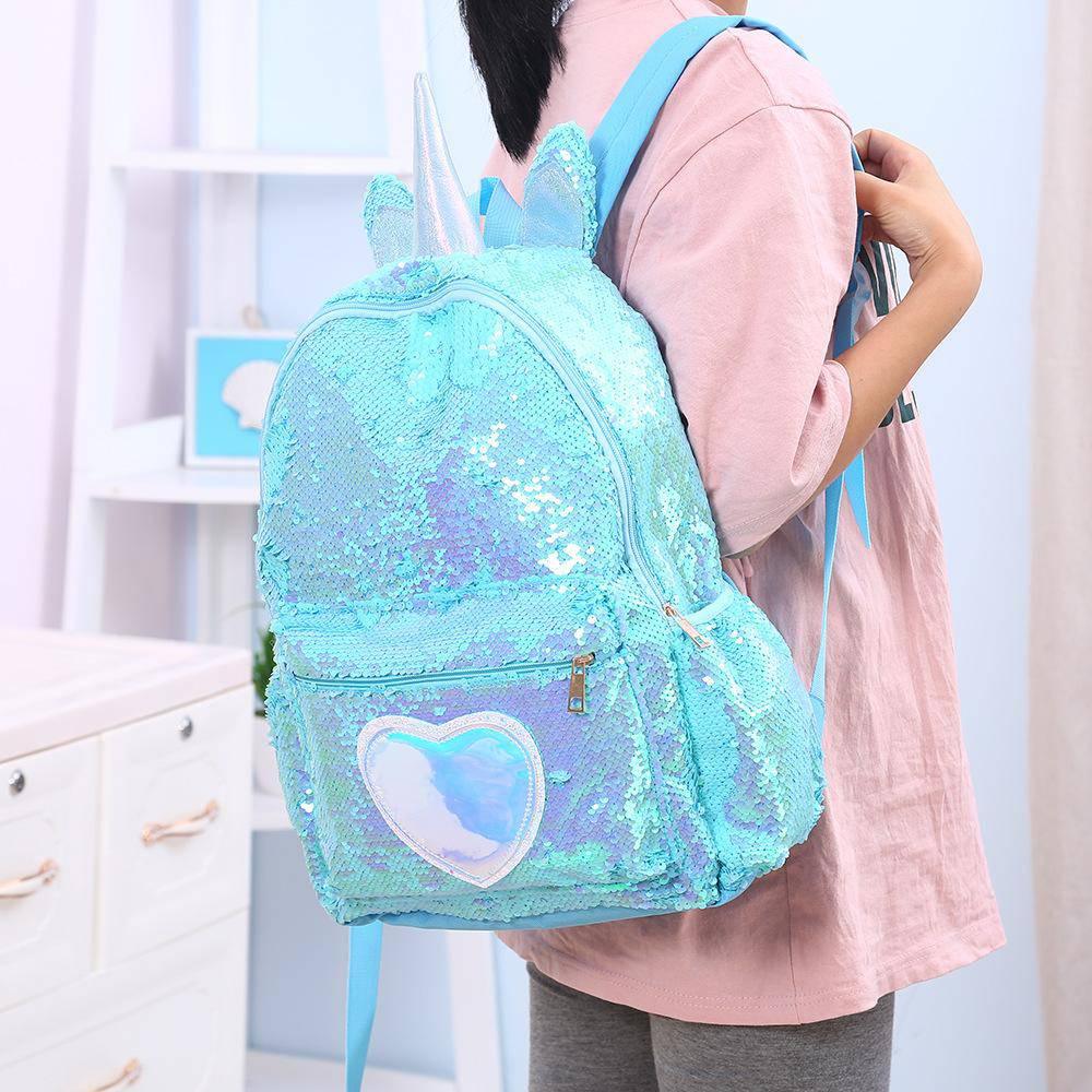 Sac Dos Paillettes Licorne Une Licorne