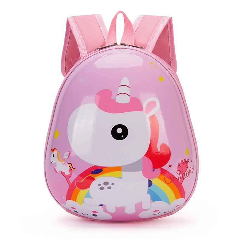 Eggshell style unicorn backpack
