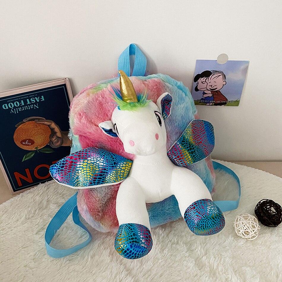 Sac a dos licorne peluche sale