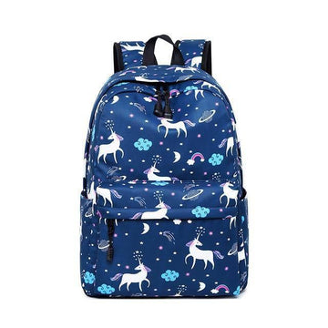 Navy Unicorn Backpack