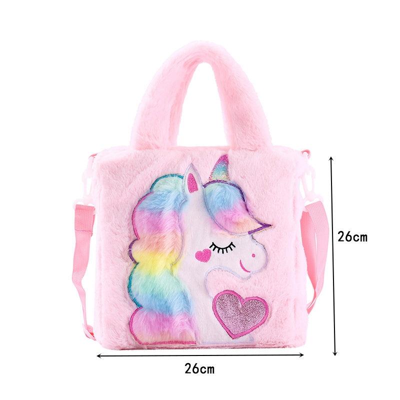 Fur unicorn handbag - Unicorn