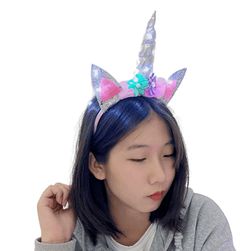 Unicorn headband with LED
