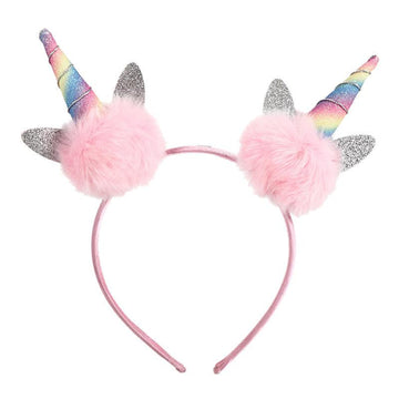 Pom pom unicorn headband