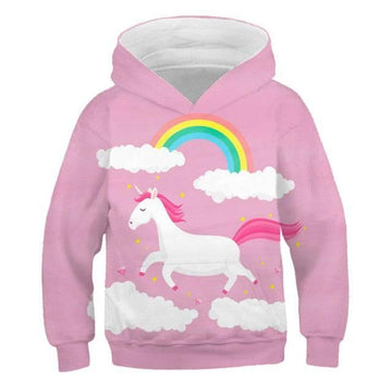 Pink Unicorn Hoodie - Unicorn
