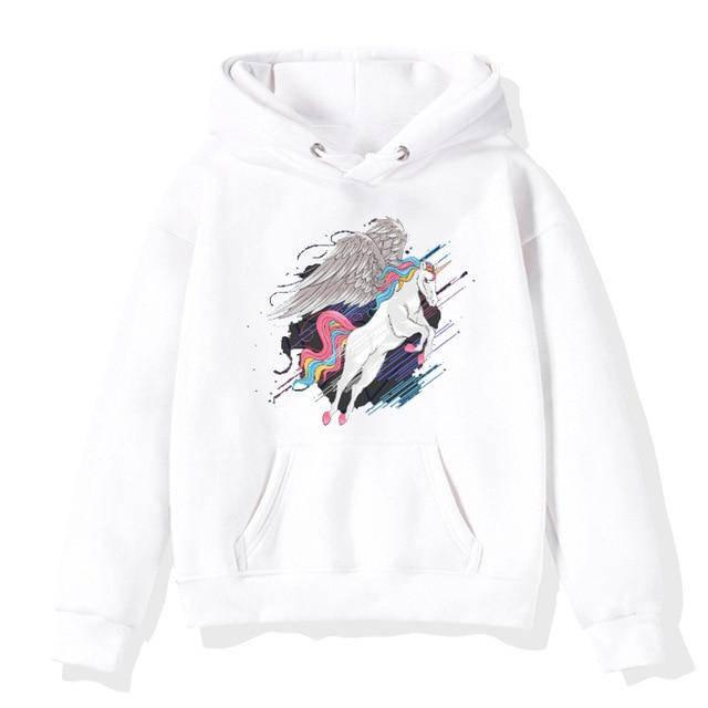 Unicorn Girl Sweatshirt - Unicorn