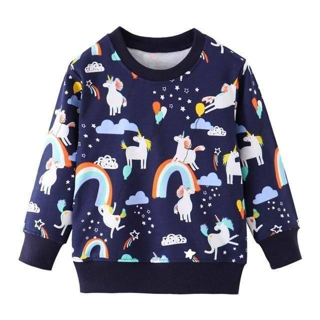 Girl's unicorn sweatshirt - Unicorn
