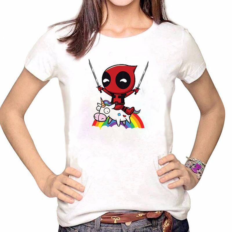 T-shirt Deadpool Licorne Femme - Une Licorne