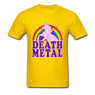 Death Metal Unicorn T-shirt for Men - Unicorn