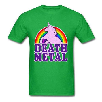 Death Metal Unicorn T-shirt for Men - Unicorn