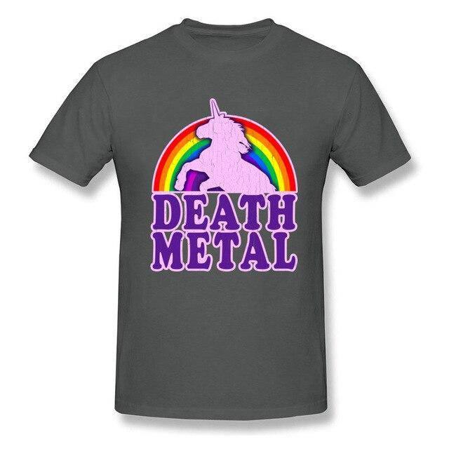 Camiseta Death Metal Unicorn para hombre - Unicornio