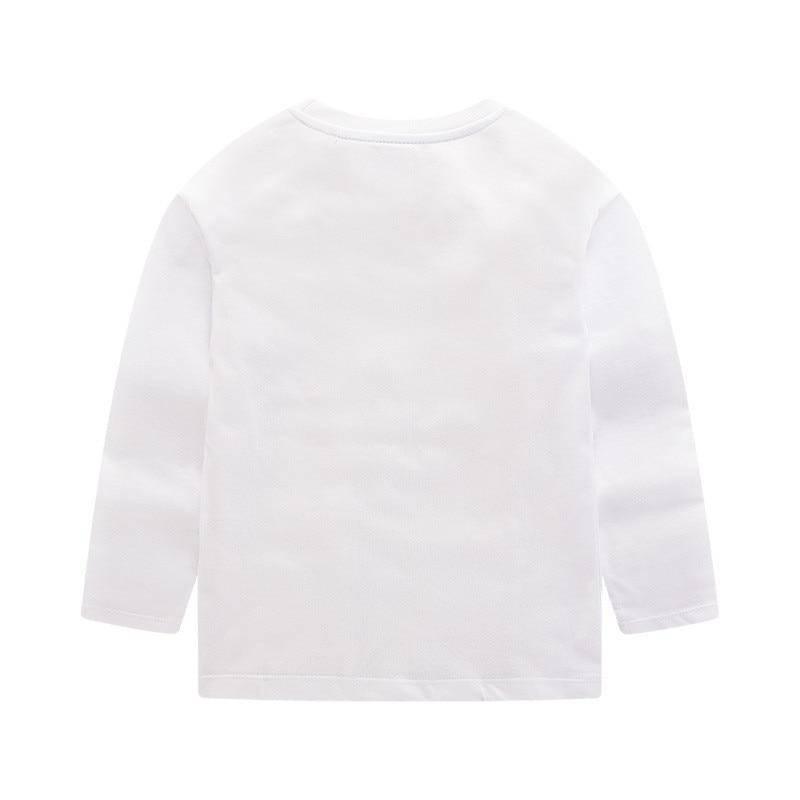 Girls Unicorn Long Sleeve T-Shirt White