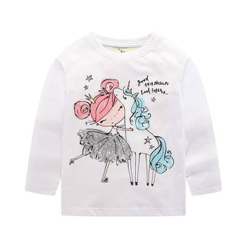 Little girl unicorn t-shirt - Unicorn
