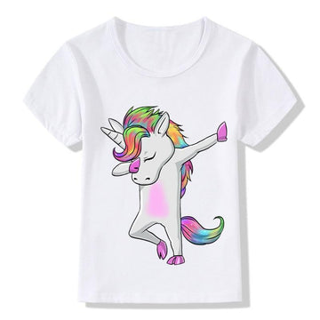 Unicorn Who Dab T-Shirt Child Humor - A Unicorn