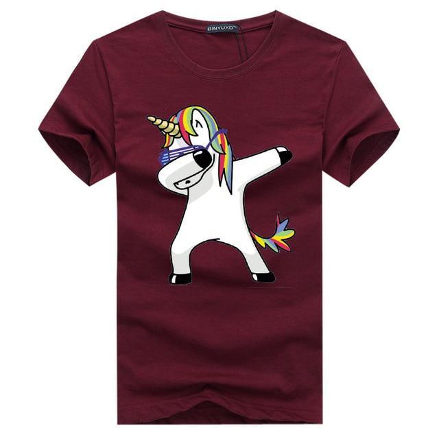 Camiseta Unicorn Who Dab Hombre - Un unicornio