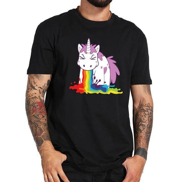 Vomiting Unicorn T-shirt - Unicorn