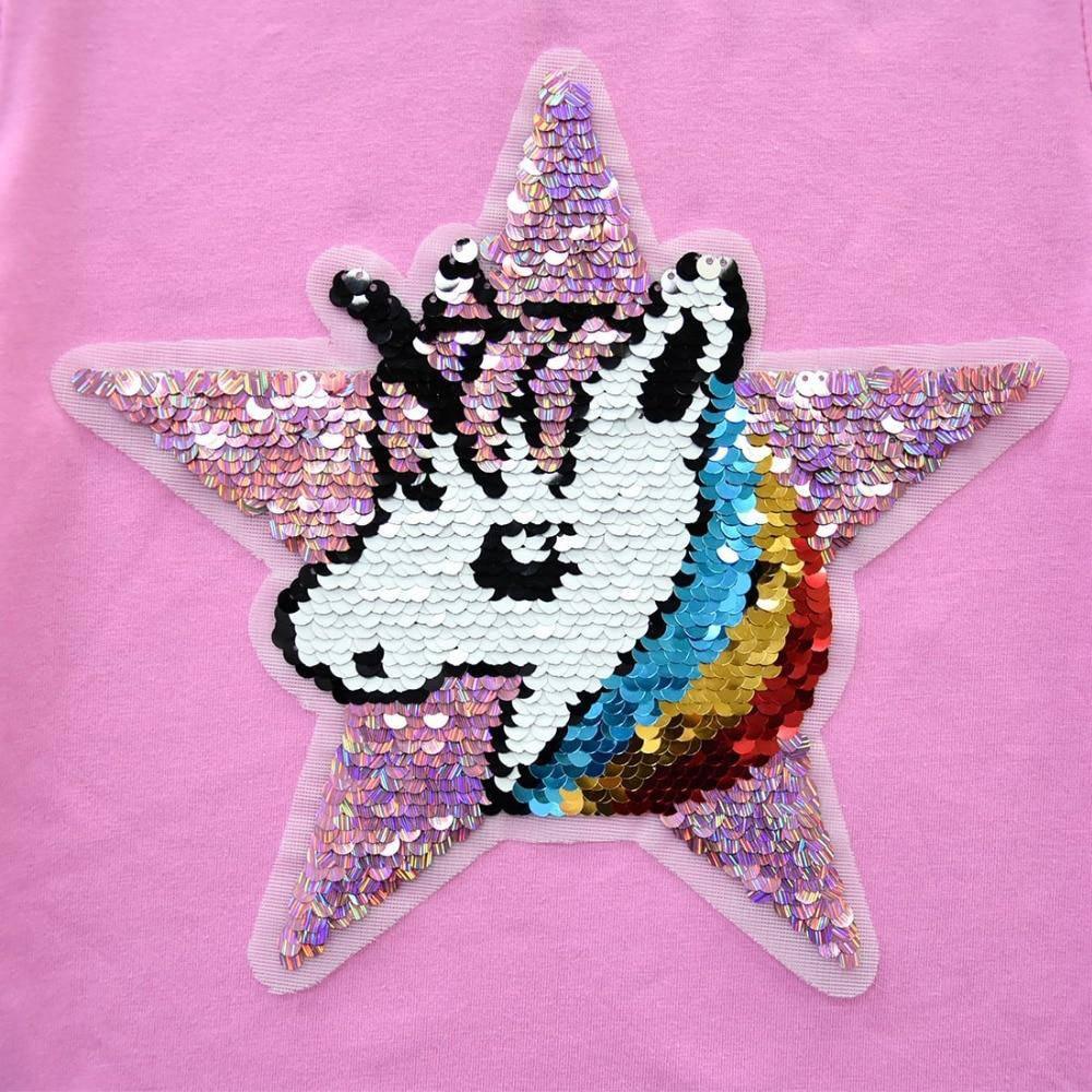 Girl s Sequins Unicorn T shirt