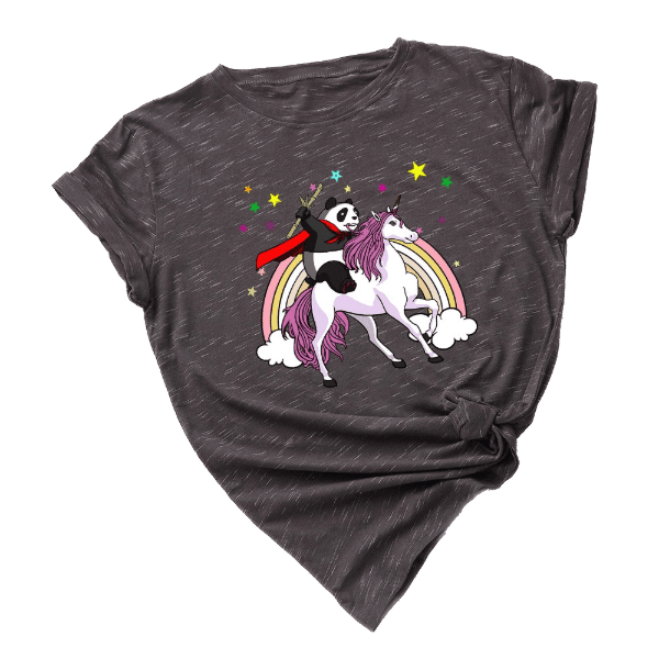 T-shirt Panda Licorne Femme - Une Licorne