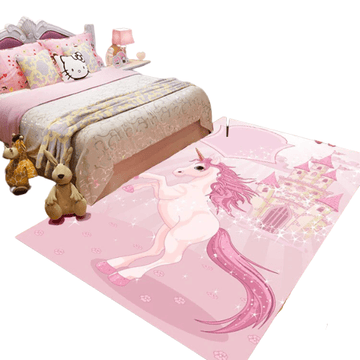 alfombra princesa unicornio