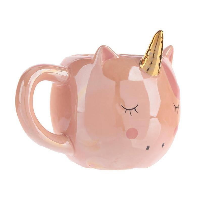 Pink Kawaii Unicorn Mug - Unicorn