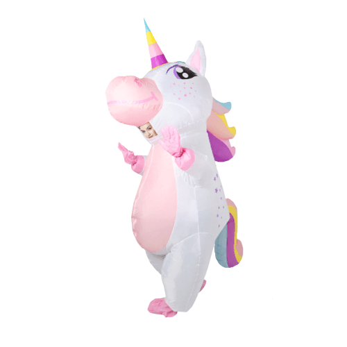 Tenue gonflable Halloween licorne