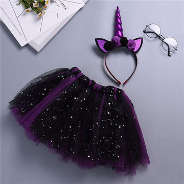 Unicorn outfit dark colors
