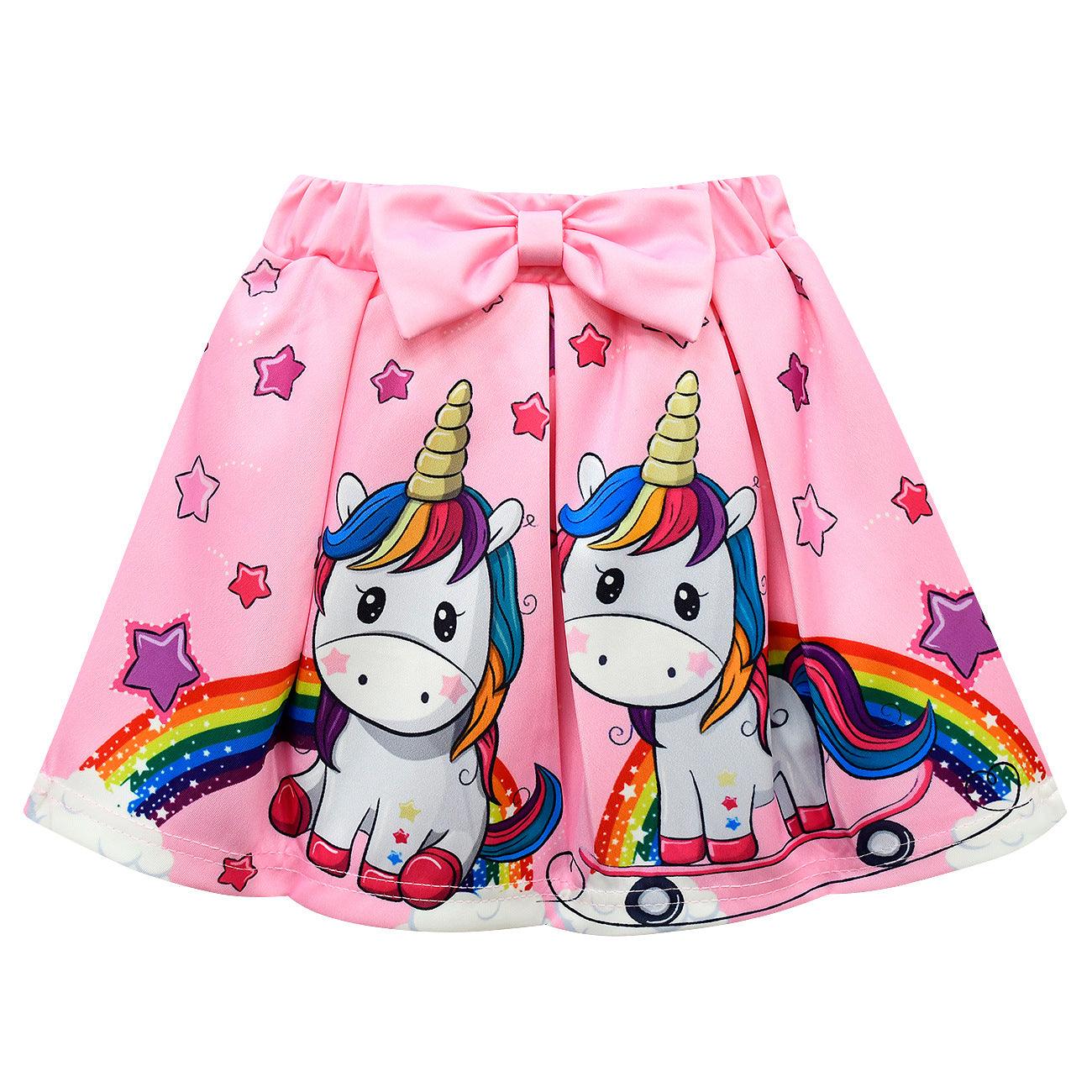 unicorn theme skirt