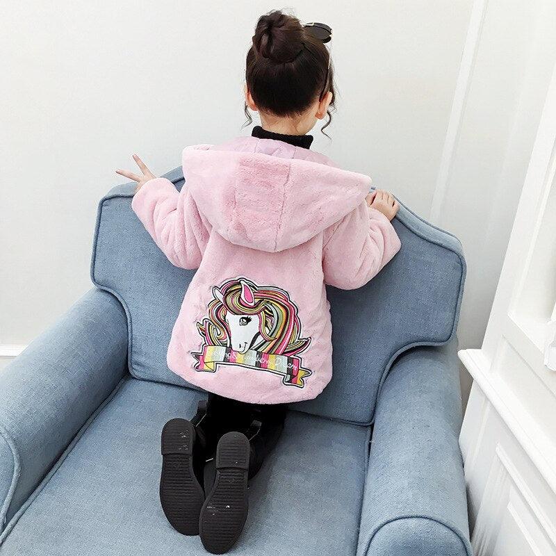 Unicorn fur outlet jacket