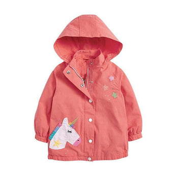 Unicorn Girl Hooded Jacket - Unicorn