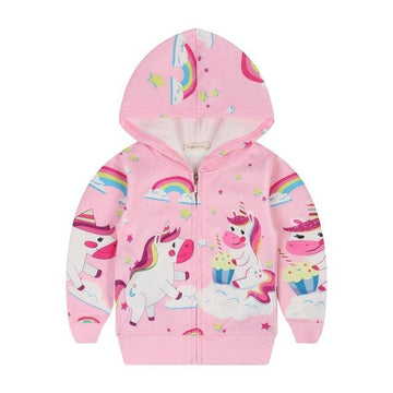 Girl's Kawai unicorn jacket