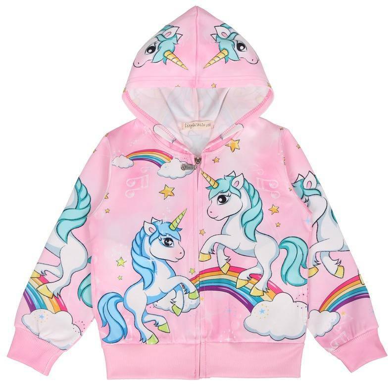 Pink Unicorn Jacket for Kids - Unicorn