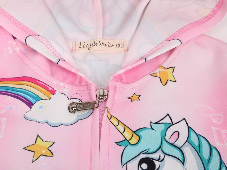Pink Unicorn Jacket for Kids - Unicorn