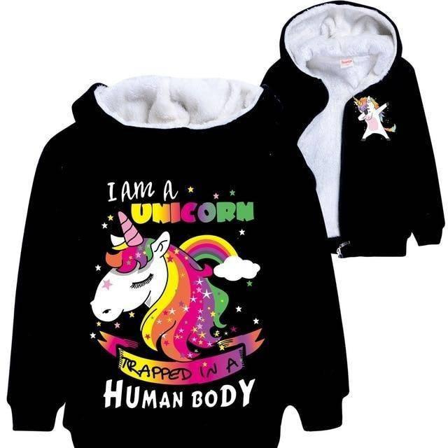 Veste licorne 2025 fille 10 ans